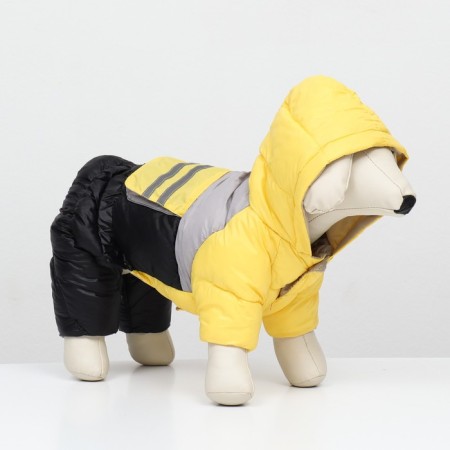 The overalls "anorax" reflective, size 18 (DS 40, OG 50, Osh 38 cm), black and yellow-3