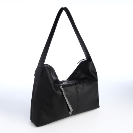Women's bag with lightning, black color-1