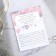 Invitation in the craft envelope for the wedding "Red Roses", 10 x 15 cm