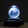 Souvenir glass backlight "Earth" d = 6 cm LED stand from 3AAA, USB wire 9x7x7 cm