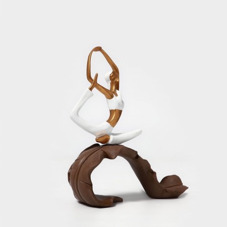 Figure Polystone "Yogin" 22.5 x 8.5 x 27 cm-3
