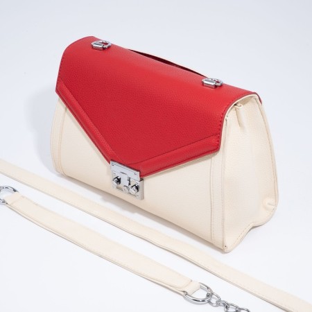 Bag-mixer on the valve, beige/red color-2