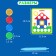 Magnetic set "Mosaic", colors, shapes, magnetic handle, chips, tasks, according to the Montessori methodology