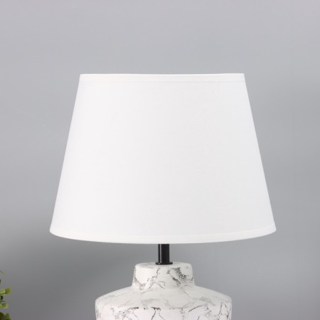Table lamp "Claud" 1x40W E27 white/black 25x25x38, 5cm-2