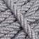 Cord for decor and finishes, twisted, gray, decorative, without braid, 12 mm x 25 m