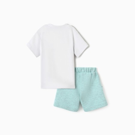 Costume: T-shirt and shorts crumb I Dino, height 74-80 cm, blue/white-4