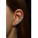 Earring "Kaff" path, color mix