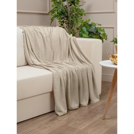 Texrepublic blanket, size 150x200 cm, beige color-2