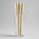 Polit cocktail tubes, embossing, set of 12 pcs.