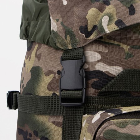Tourist backpack, 50 l, lightning department, 3 outer pockets, huntsman, camouflage color-4