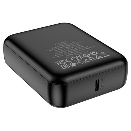 External battery Hoco J96, 5000 mAh, 1 USB, 2 A, display, black-2