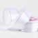 A satin ribbon "Silver threads", 40 mm × 23 ± 1 m, white color No. 01