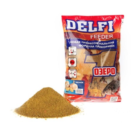 Delfi Feeder bait, lake, garlic, 800 g