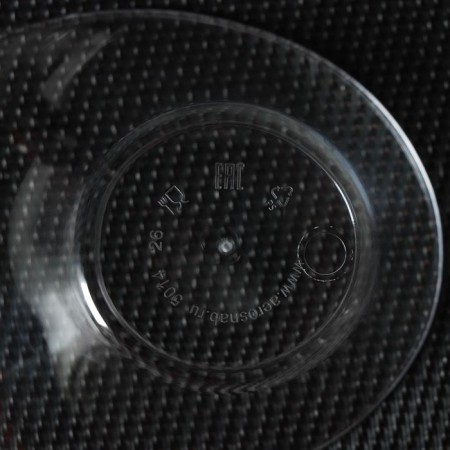 Plastic disposable form for buffes "Sodo", 50 ml, 9.5 cm, transparent color-3