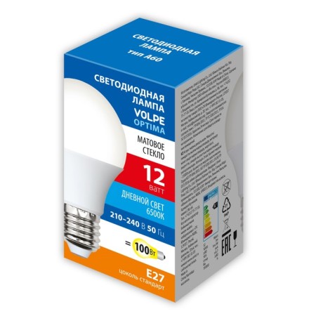 LED LED Uniel, E27, 12 W, 6500K, glow day white-1