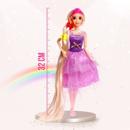 ANNA doll-model articular, in a magnificent dress, with accessories, mix-2