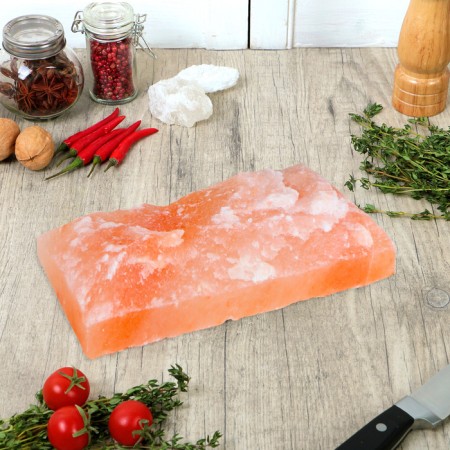 Brick from Himalayan salt natural, 20x10x2.5, "Dobroparov"-5