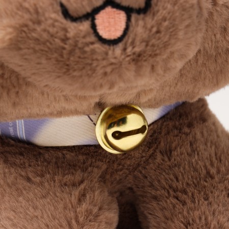 Soft toy "puppy", 21 cm, brown color-2
