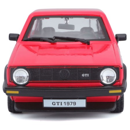 BBURAGO Volkswagen Golf MK1 GTI 1979, Die-Cast, 1:24, Red color-7