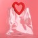 Gift package from PVC, red, 25 x 28 x 15 cm