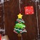 Christmas tree decoration "Christmas tree with a star" 8.5x12.5 cm, mix