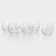 Set of glass glasses "Pion", 290 ml, 6 pcs