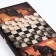 NARDS "FIGHT", wooden board 50 x 50 cm, with a field for playing checkers