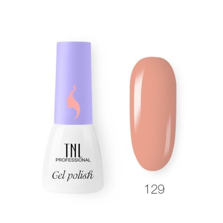TNL Mini Gel-Lila “8 Senses”, No. 129 Dust coral, 3.5 ml