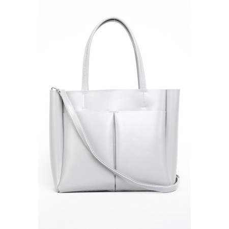 Bag Tout Women, Genuine leather, Ludor Gray, 32x13x29 cm