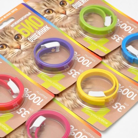 Antiparasitar bio -eater for cats from fleas and ticks, 35 cm mix-2