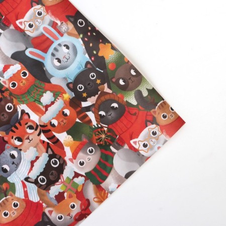 Paper Crafts "cats", 50 x 70 cm, new year-3