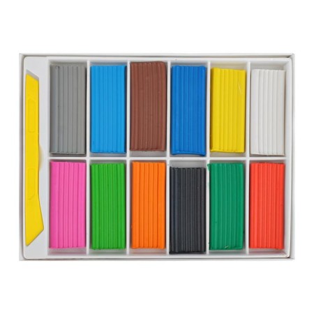 Globus plasticine "Children's", 12 colors, 180 g, soft-2