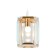 Crystal Submier Ambrella Light, Traditional, TR5108, E27, Color Gold