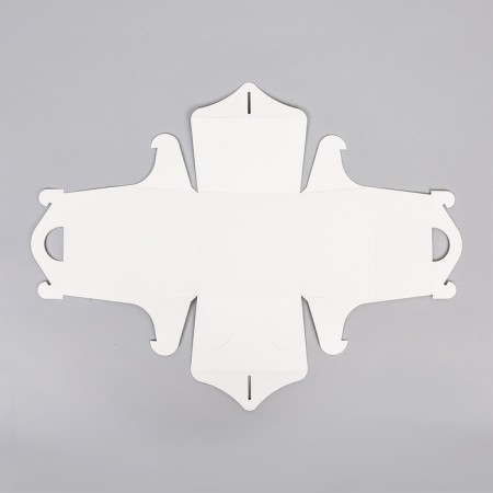 Confectionery packaging under the gento cake, white, 12 x 12 x 8.5 cm-4
