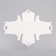 Confectionery packaging under the gento cake, white, 12 x 12 x 8.5 cm
