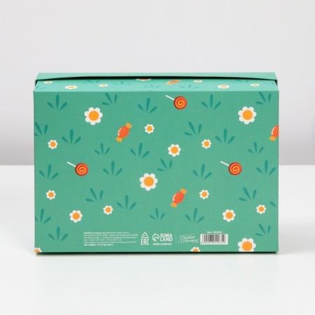 Gift folding box, packaging, “beloved teacher”, 30 x 20 x 9 cm-4