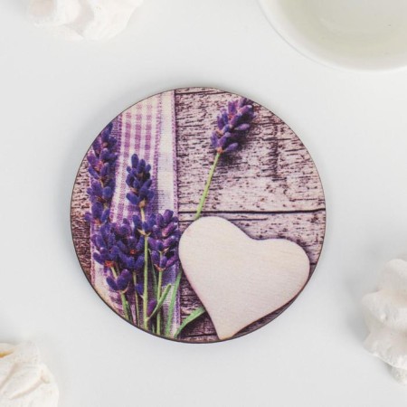 Hot souvenir "romantic lavender" d = 9 cm-1