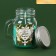New Year's candle in a jar with a handle "Believe in a dream", fragrance spruce