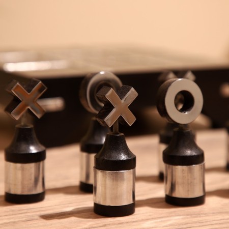 Game desktop "Cross-cuts" 20x20 cm, manpower, steel-3
