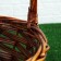 A set of wicker baskets, willow, 3 pcs., Brown, oval