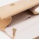 Female bag on a magnet, beige color