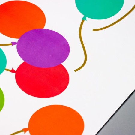 Sticker Plastic Interior Color "Bear Bearing Balls" 45x60 cm-2