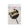 Topper "Happy Birthday", round, black-gold color