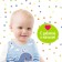 Bibsor for feeding "Favorite Baby: Kitenok", waterproof, blue color