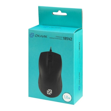 Mouse call 185V2 Black optical (1200DPI) USB for a laptop (3but)-7