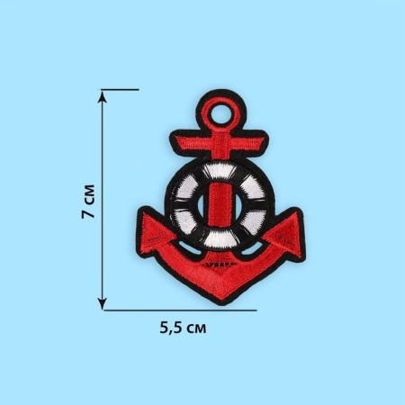 Thermal appliance "Anchor", 7 × 5.5 cm, red color-1
