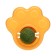 A toy for cats with cat mint "paw", 8.5 cm, yellow