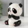 Piggy bank Ceramics "Surprised Panda" 11.4x10.5x13.8 cm