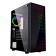 The GMNG GG-CC120 case is black without ATX 5x120mm 5x140mm 2xusb2.0 1xusb3.0 Audio Bott PSU