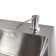 Kitchen sink Gerda GS 5045 S, 500x450 H = 200 mm, color satin